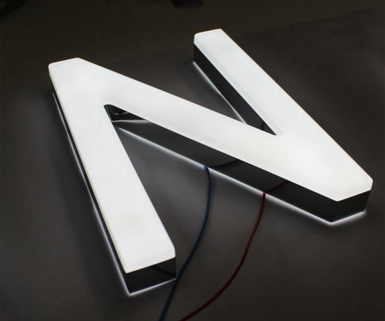 3D Stainless Steel Letter Illuminated Led 188